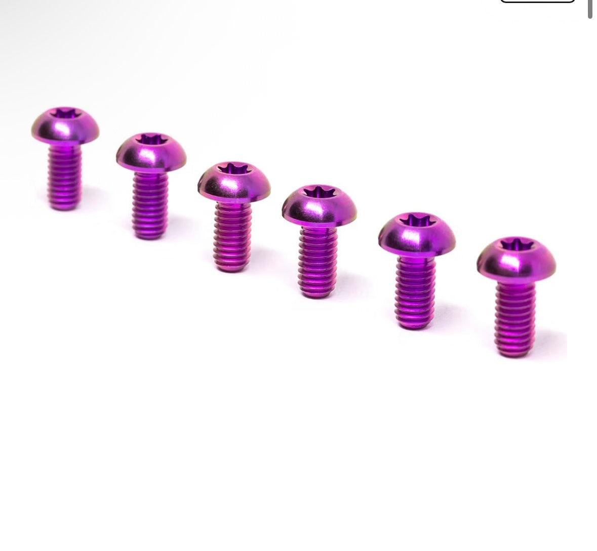 Titanium bolts for all emoto rotors