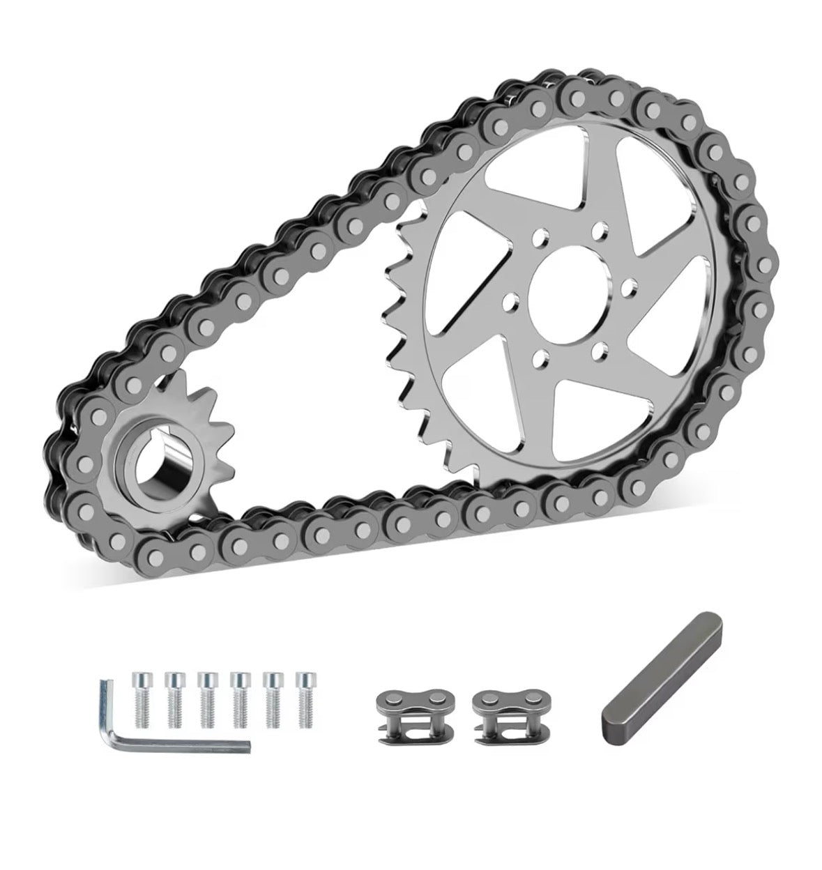 chain drive fits: surron lbx, lbs, segway’s, and all 79bike models