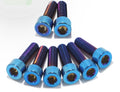 titanium for all emotos triple clamps 8pc