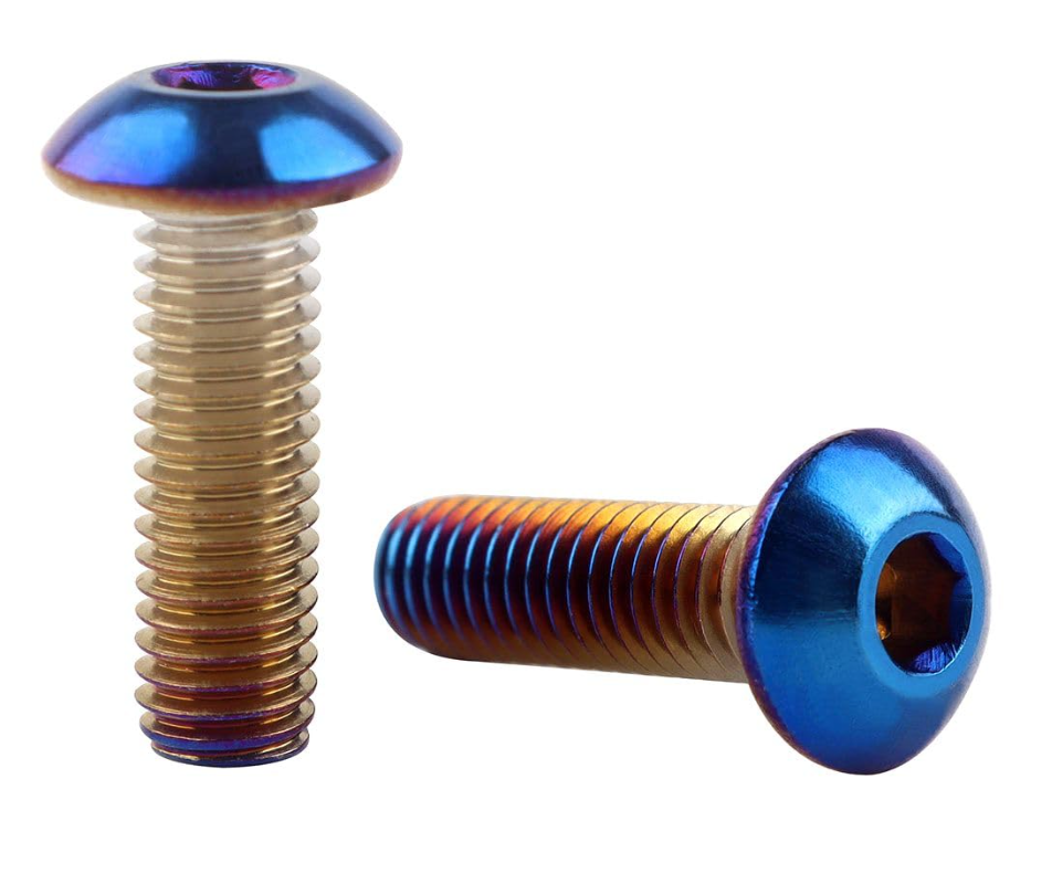 6PCS Hall Sensor Titanium Bolts For all 79 Bikes
