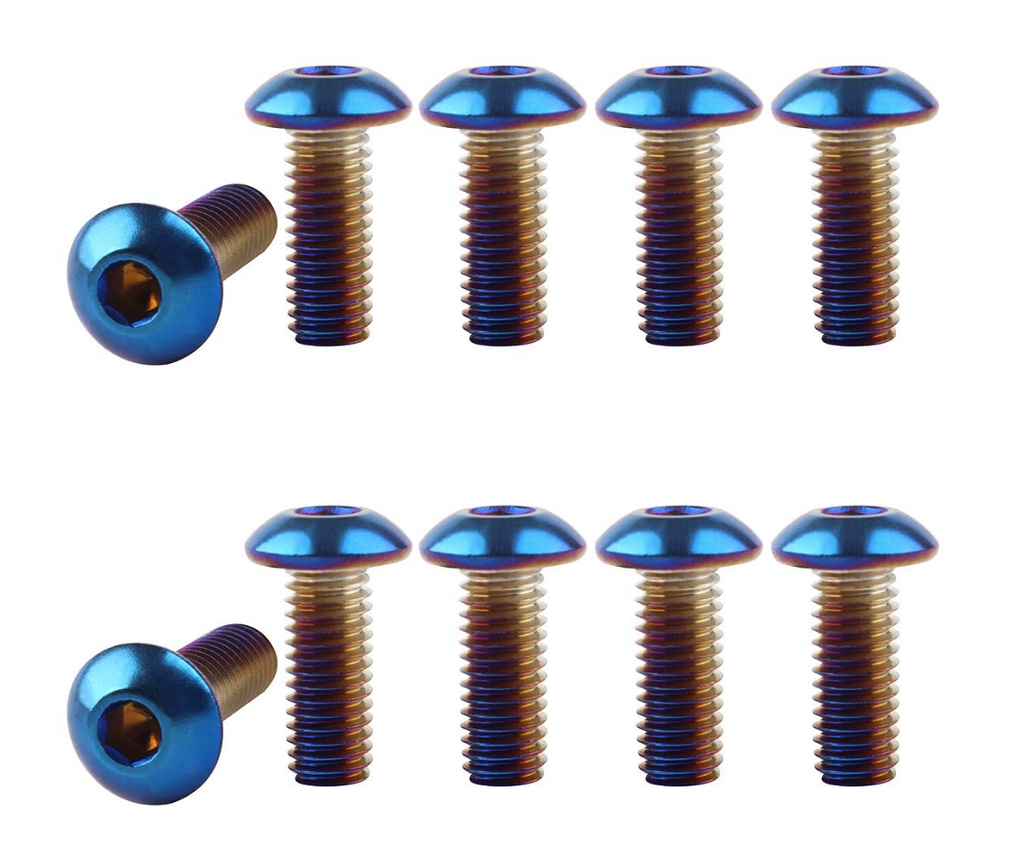 6PCS Hall Sensor Titanium Bolts For all 79 Bikes