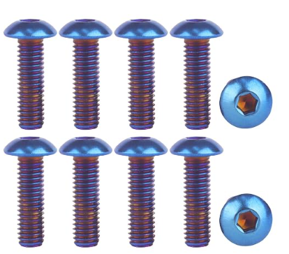 2PCS TITANIUM for Mud Gaurd For all 79Bikes